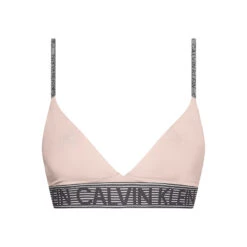 Calvin Klein Low Support Sport-BH Damen - Rosa, Silber