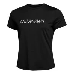 Calvin Klein T-Shirt Damen - Schwarz -Tennis-Peters 00082000 000