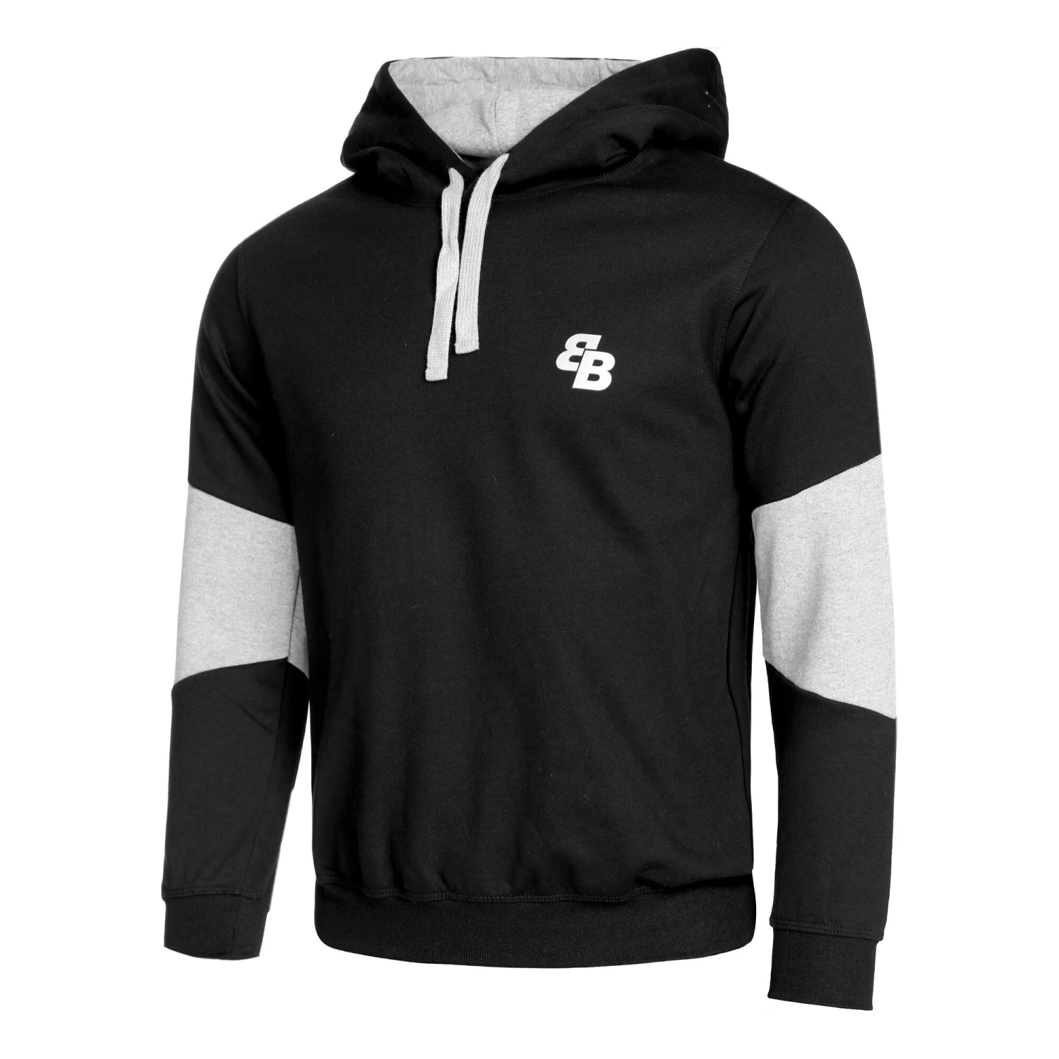 Dark Hoody Herren - Schwarz, Grau 2 Dark Hoody Herren - Schwarz, Grau – Bild 2