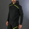 Endless Rush Hoody Herren - Schwarz, Neongelb