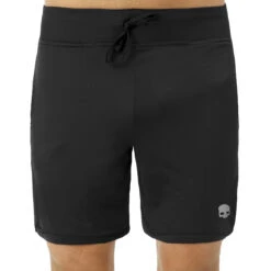 Hydrogen Tech Shorts Herren - Schwarz, Silber -Tennis-Peters 00471000 20