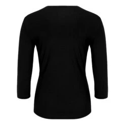 BIDI BADU Ariana Tech V-Neck Longsleeve Damen - Schwarz, Weiß -Tennis-Peters 00477000 0 2