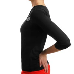 BIDI BADU Ariana Tech V-Neck Longsleeve Damen - Schwarz, Weiß -Tennis-Peters 00477000 21