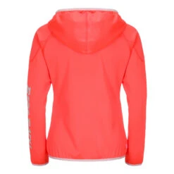 BIDI BADU Inga Tech Trainingsjacke Damen - Koralle, Weiß