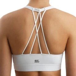 BIDI BADU Letty Tech Strappy Sport-BH Damen - Weiß, Schwarz -Tennis-Peters 00525000 22