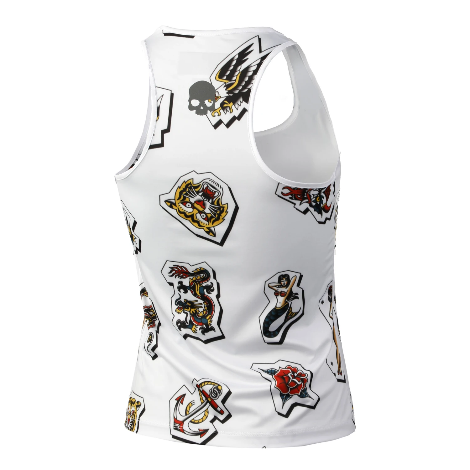 Hydrogen Tattoo Tank-Top Damen - Weiß, Mehrfarbig 1 Hydrogen Tattoo Tank-Top Damen - Weiß, Mehrfarbig