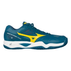 Mizuno Wave Intense Tour 5 Sandplatzschuh Herren - Petrol, Gelb 9 Mizuno Wave Intense Tour 5 Sandplatzschuh Herren - Petrol, Gelb -Tennis-Peters 00684000 0 1