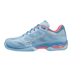 Mizuno Wave Exceed Light Sandplatzschuh Damen - Blau, Koralle 9 Mizuno Wave Exceed Light Sandplatzschuh Damen - Blau, Koralle -Tennis-Peters 00708000 0 3