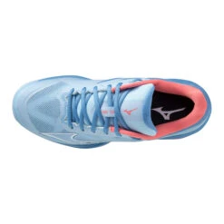 Mizuno Wave Exceed Light Sandplatzschuh Damen - Blau, Koralle 7 Mizuno Wave Exceed Light Sandplatzschuh Damen - Blau, Koralle -Tennis-Peters 00708000 0 4