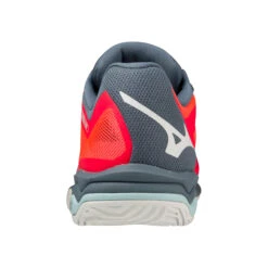 Mizuno Wave Exceed Light Allcourtschuh Damen - Koralle, Blau -Tennis-Peters 00768000 0 2