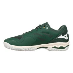 Mizuno Wave Exceed Light Sandplatzschuh Herren - Dunkelgrün, Weiß -Tennis-Peters 00776000 0 3