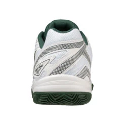 Mizuno Break Shot 4 Sandplatzschuh Herren - Weiß, Dunkelgrün -Tennis-Peters 00777000 0 2