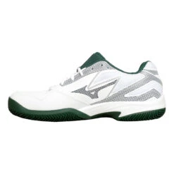 Mizuno Break Shot 4 Sandplatzschuh Herren - Weiß, Dunkelgrün -Tennis-Peters 00777000 0 3