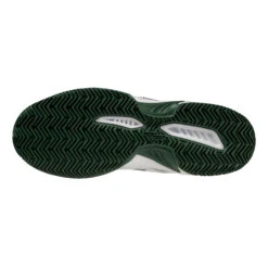 Mizuno Break Shot 4 Sandplatzschuh Herren - Weiß, Dunkelgrün -Tennis-Peters 00777000 0 5