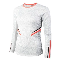 Animal Instinct Longsleeve Damen - Weiß, Mehrfarbig -Tennis-Peters 01194000 000