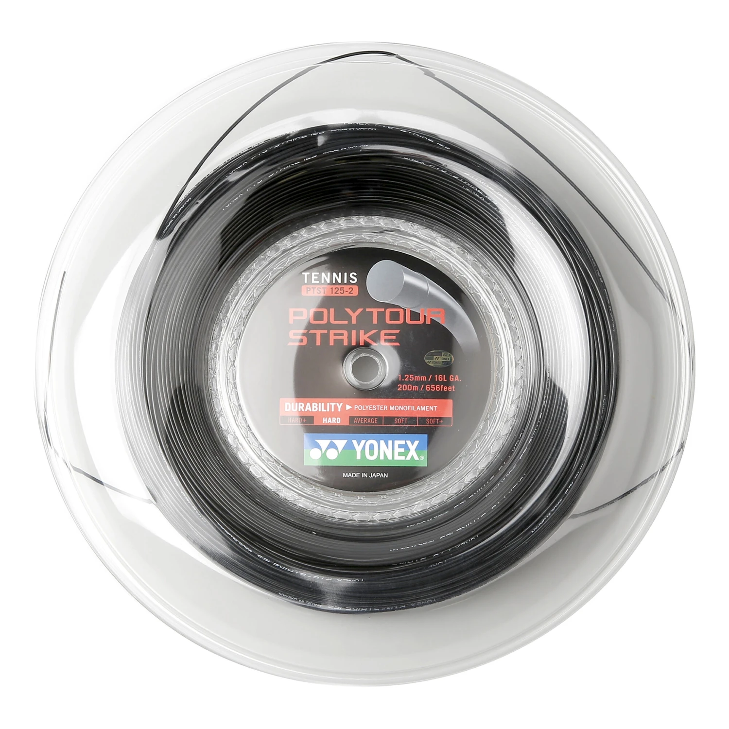 YONEX Poly Tour Strike Saitenrolle 200m - Schwarz 1 YONEX Poly Tour Strike Saitenrolle 200m - Schwarz
