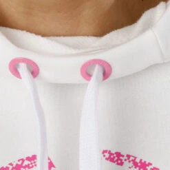 BIDI BADU Cynthia Basic Logo Hoody Special Edition Damen - Weiß, Pink -Tennis-Peters 01255000 15