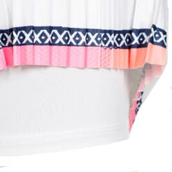 Summer Glow Pleated Rock Mädchen - Weiß, Mehrfarbig