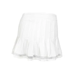 Long Vintage Pleated Rock Damen - Weiß, Silber -Tennis-Peters 01369000 0 2