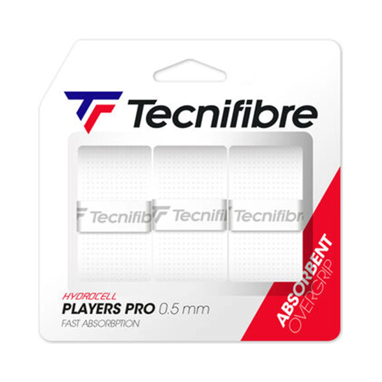 TECNIFIBRE Players Pro 3er Pack - Weiß 1 TECNIFIBRE Players Pro 3er Pack - Weiß
