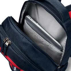 Under Armour Hustle 5.0 Rucksack - Blau, Rot -Tennis-Peters 0139900000 10