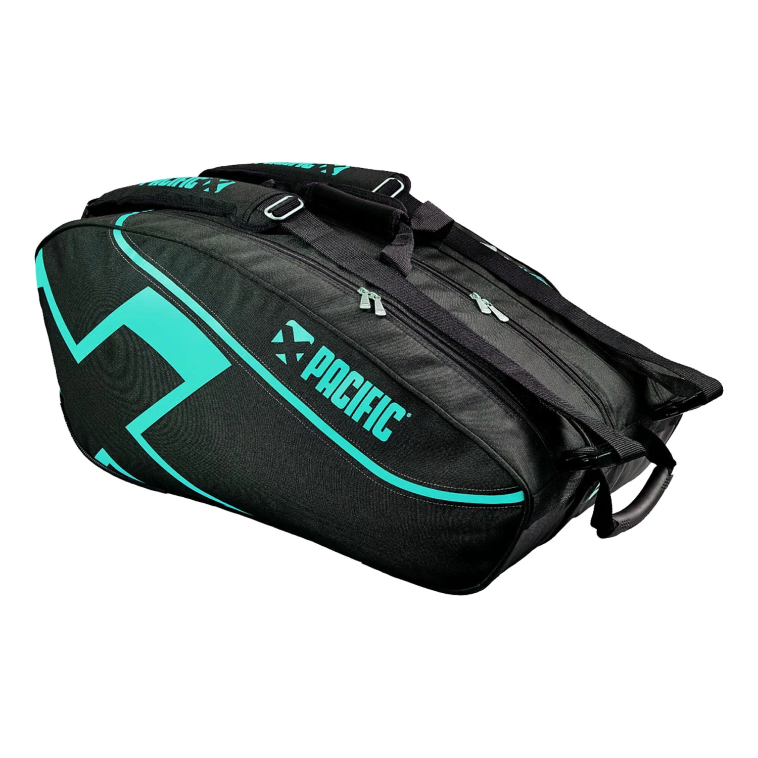 PACIFIC X Tour Racket Bag 2XL Schlägertasche - Schwarz, Petrol 1 PACIFIC X Tour Racket Bag 2XL Schlägertasche - Schwarz, Petrol