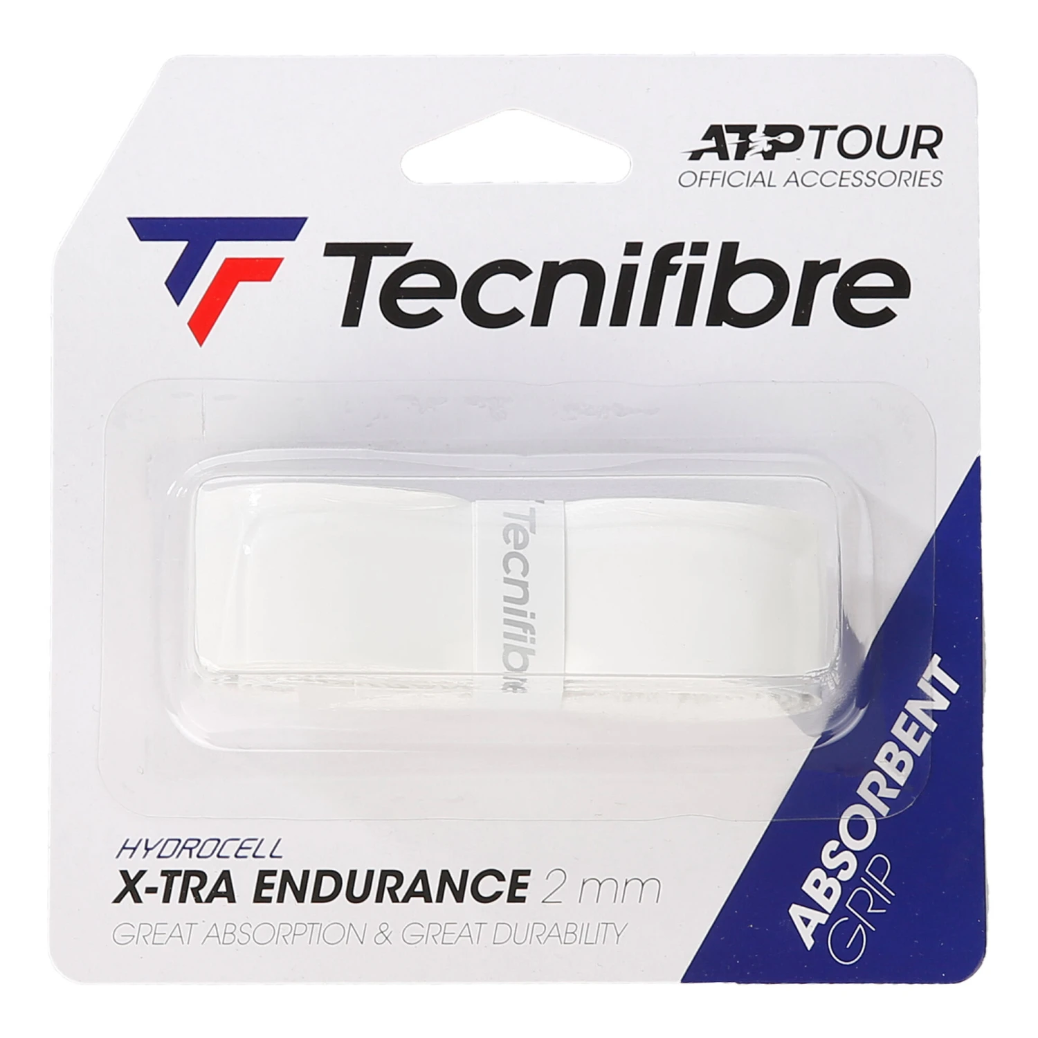 TECNIFIBRE X-TRA Endurance 1er Pack - Weiß 1 TECNIFIBRE X-TRA Endurance 1er Pack - Weiß