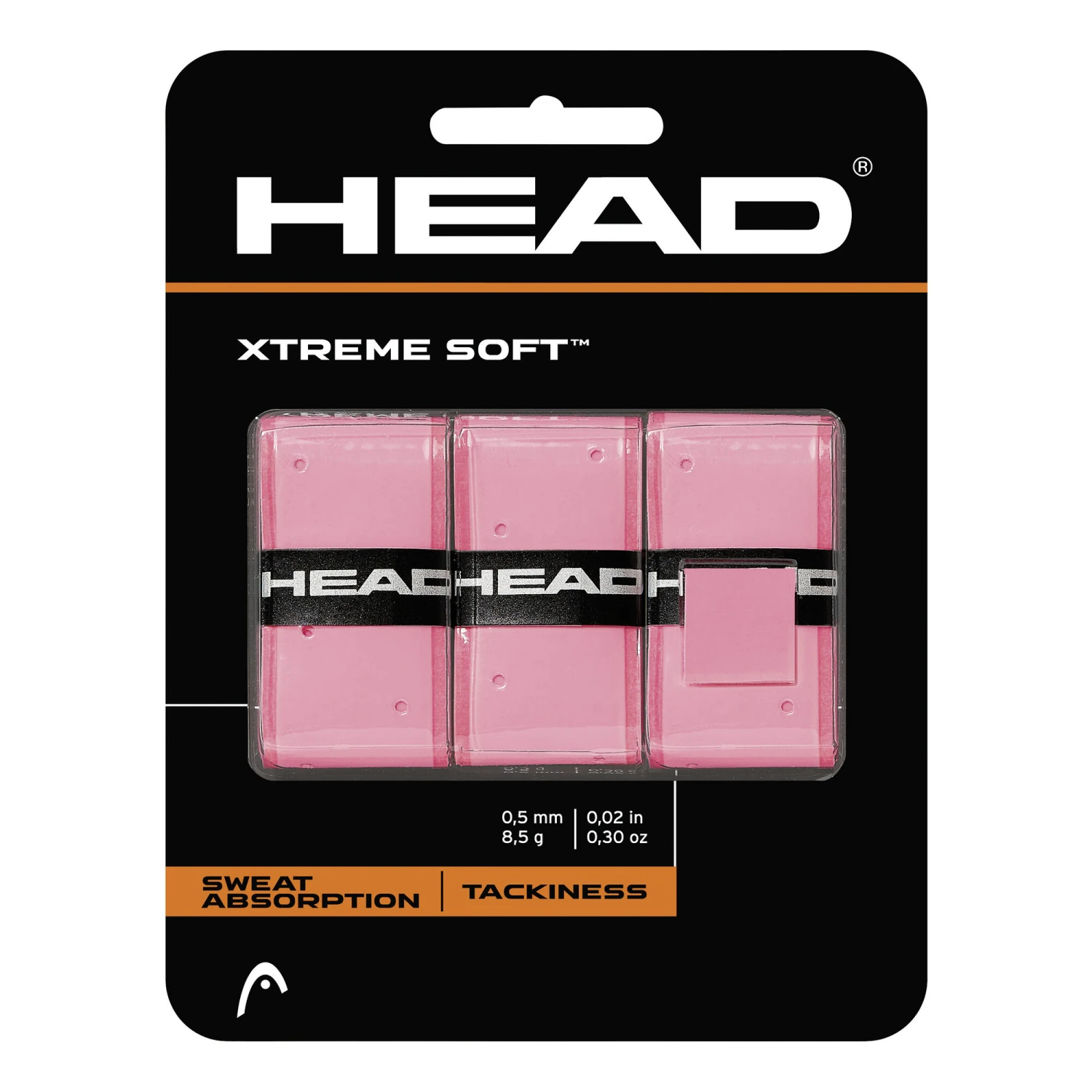 Head Xtreme Soft 3er Pack - Pink 1 Head Xtreme Soft 3er Pack - Pink