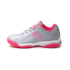 Lotto Mirage 300 II ALR Allcourtschuh Kinder - Grau, Pink
