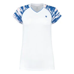 K-Swiss Hypercourt 2 T-Shirt Damen - Weiß, Mehrfarbig