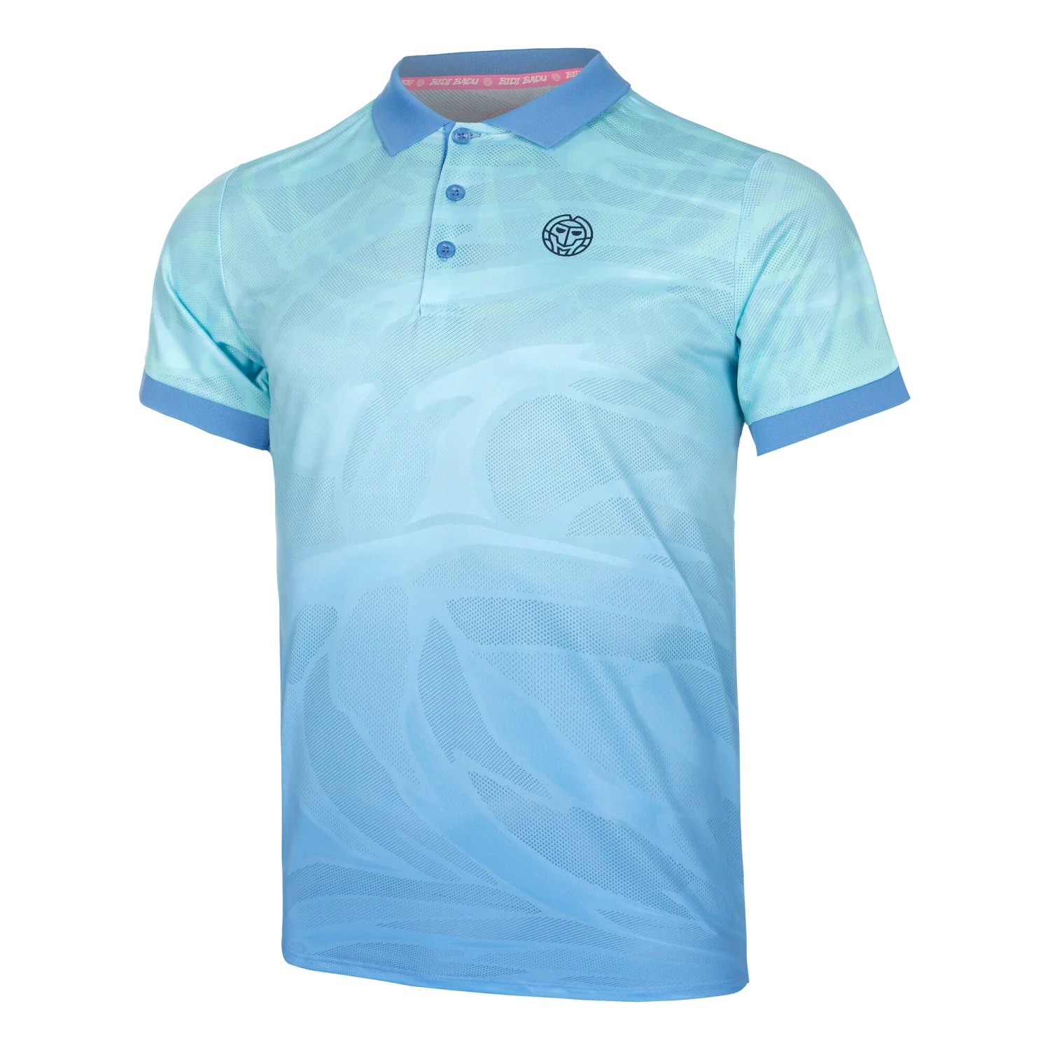 BIDI BADU Colortwist Polo Herren - Türkis, Blau 2 BIDI BADU Colortwist Polo Herren - Türkis, Blau – Bild 2