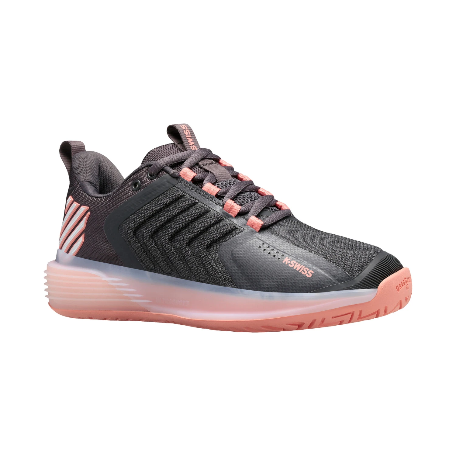 K-Swiss Hypercourt Ultrashot 3 Allcourtschuh Damen - Schwarz, Orange 5 K-Swiss Hypercourt Ultrashot 3 Allcourtschuh Damen - Schwarz, Orange – Bild 5
