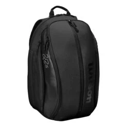 Wilson Federer DNA Rucksack - Schwarz, Schwarz Glänzend -Tennis-Peters 0217400000 0 1