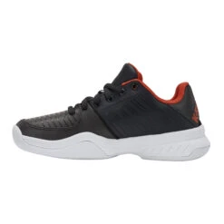 K-Swiss Court Express Teppichschuh Kinder - Schwarz, Orange -Tennis-Peters 02177000 0 3