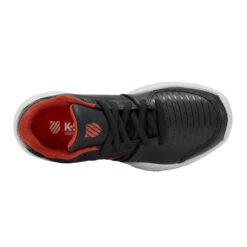 K-Swiss Court Express Teppichschuh Kinder - Schwarz, Orange -Tennis-Peters 02177000 0 4