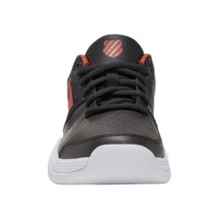 K-Swiss Court Express Teppichschuh Kinder - Schwarz, Orange -Tennis-Peters 02177000 0 7