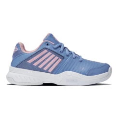 K-Swiss Court Express Teppichschuh Kinder - Blau, Rosa -Tennis-Peters 02178000 0 1