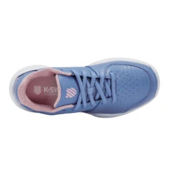 K-Swiss Court Express Teppichschuh Kinder - Blau, Rosa -Tennis-Peters 02178000 0 4