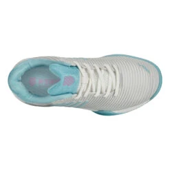 K-Swiss Hypercourt Express 2 Sandplatzschuh Damen - Weiß, Hellblau -Tennis-Peters 02198000 0 4