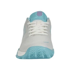 K-Swiss Hypercourt Express 2 Sandplatzschuh Damen - Weiß, Hellblau -Tennis-Peters 02198000 0 7