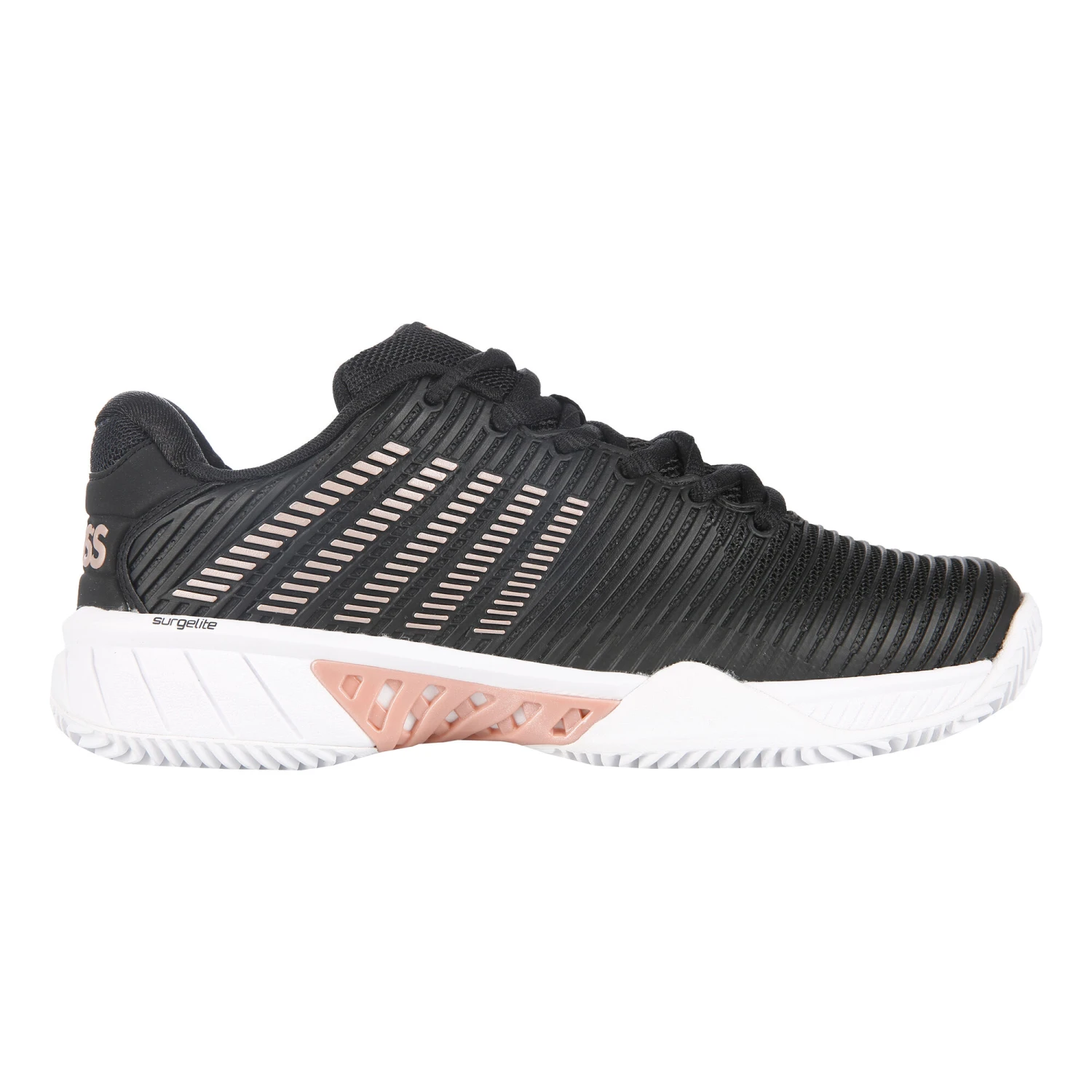 K-Swiss Hypercourt Express 2 Sandplatzschuh Damen - Schwarz, Gold 3 K-Swiss Hypercourt Express 2 Sandplatzschuh Damen - Schwarz, Gold – Bild 3