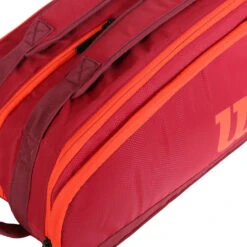 Wilson Tour Schlägertasche 12er - Dunkelrot, Orange -Tennis-Peters 0221100000 11