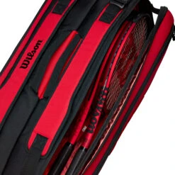 Wilson Clash Super Tour Schlägertasche 9er - Rot -Tennis-Peters 0227600000 15