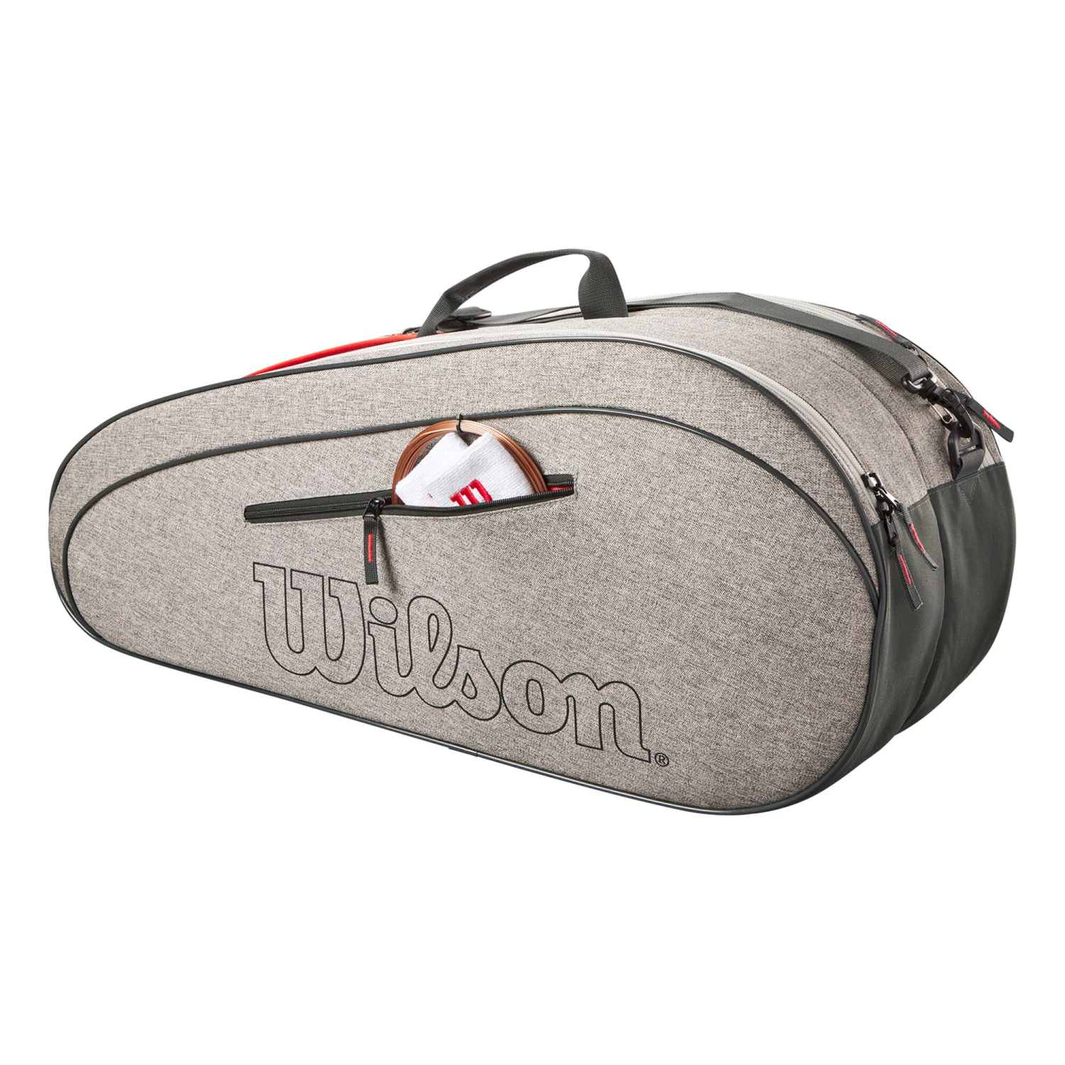 Wilson Team Schlägertasche 6er - Grau 3 Wilson Team Schlägertasche 6er - Grau – Bild 3