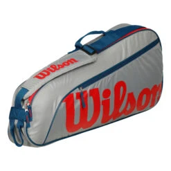 Wilson Junior Schlägertasche 3er - Grau, Rot -Tennis-Peters 0236800000 000