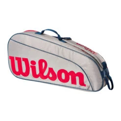 Wilson Junior Schlägertasche 3er - Grau, Rot -Tennis-Peters 0236800000 0 3