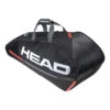 Head Tour Team 6R Schlägertasche - Schwarz, Orange