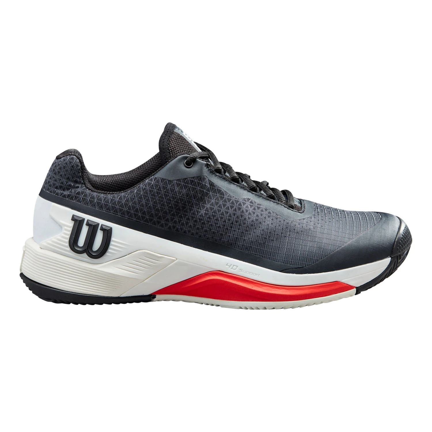 Wilson Rush Pro 4.0 Sandplatzschuh Herren - Schwarz, Rot 1 Wilson Rush Pro 4.0 Sandplatzschuh Herren - Schwarz, Rot