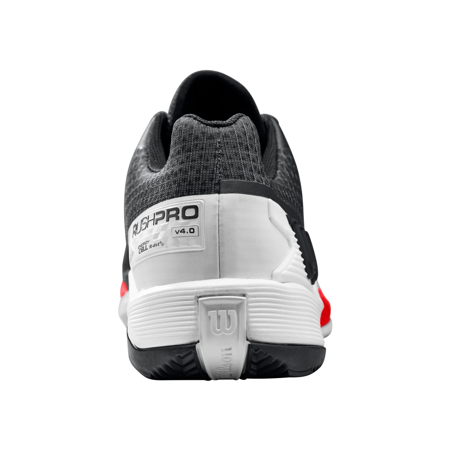 Wilson Rush Pro 4.0 Sandplatzschuh Herren - Schwarz, Rot 2 Wilson Rush Pro 4.0 Sandplatzschuh Herren - Schwarz, Rot – Bild 2