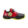 Wilson Kaos Allcourtschuh Kinder - Schwarz, Rot